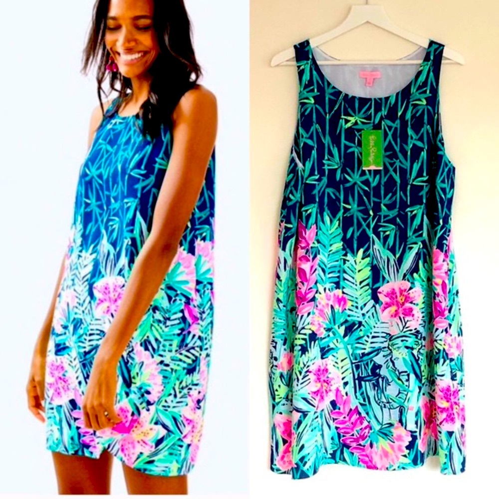 GORGEOUS BNWOT Lilly Jackie Shift Dress Sz S PFSF 💕👗
